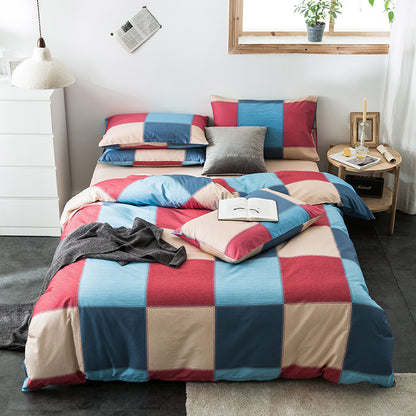 Check Cotton Bedding - Vogue Aura