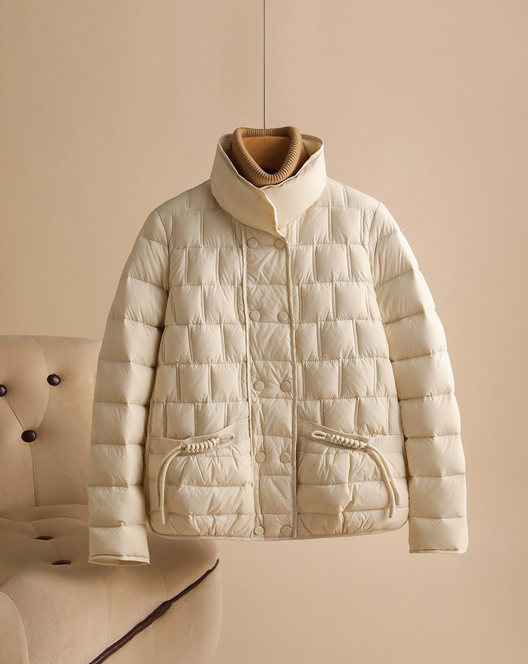 Elegant Lightweight Down Jacket for Women - Vogue Aura