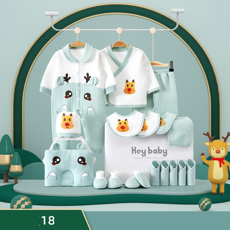 Elegant Pure Cotton Baby Clothes Gift Set