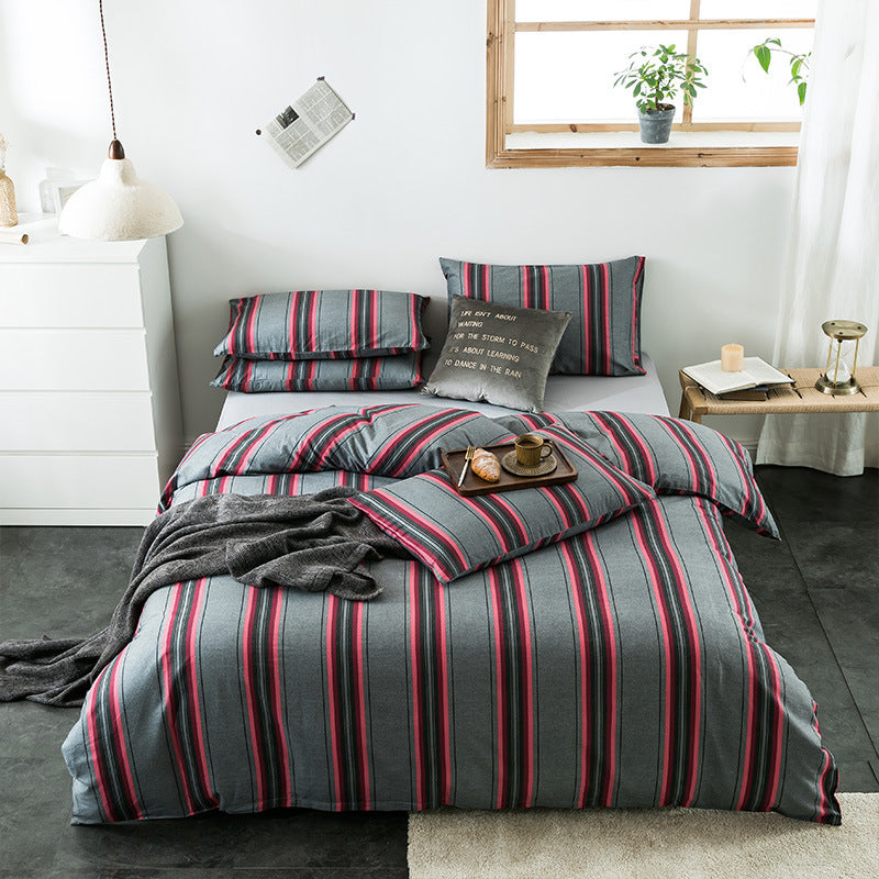 Check Cotton Bedding - Vogue Aura