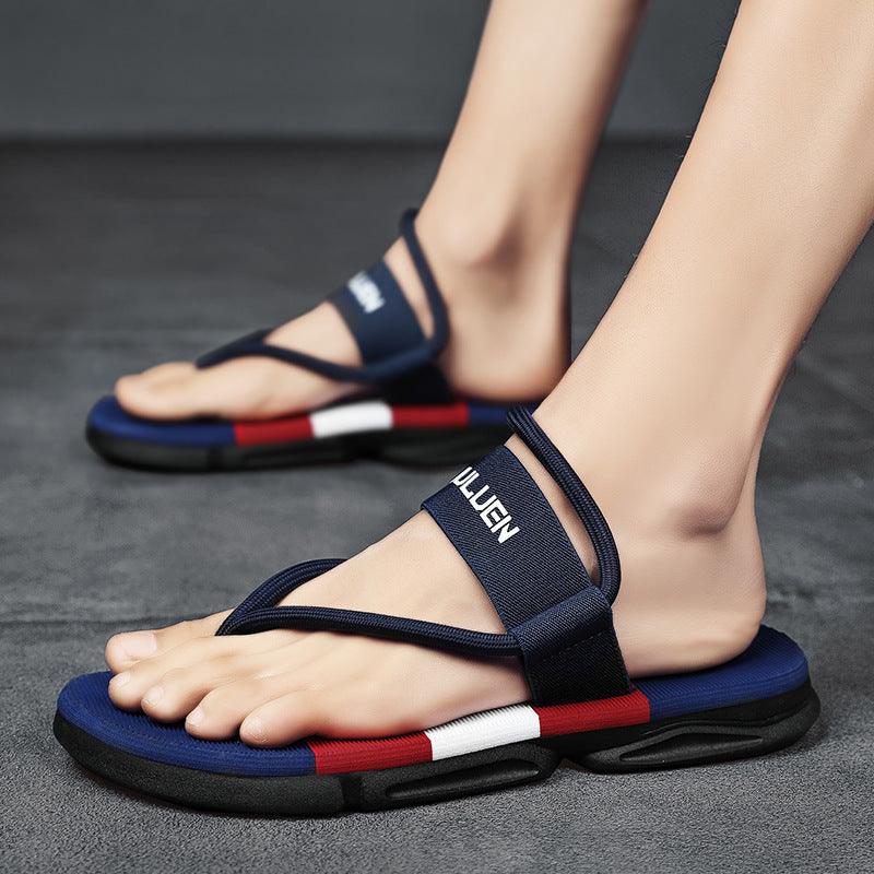 Men's Sporty Flip Flops - Comfortable Outdoor Sandals - Vogue Aura