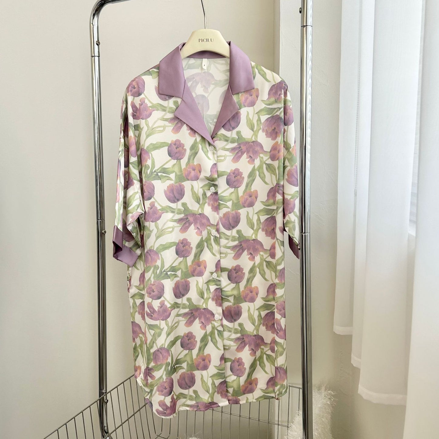 Tulip Cardigan Pajamas for Women - Vogue Aura