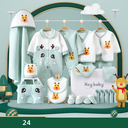 Elegant Pure Cotton Baby Clothes Gift Set