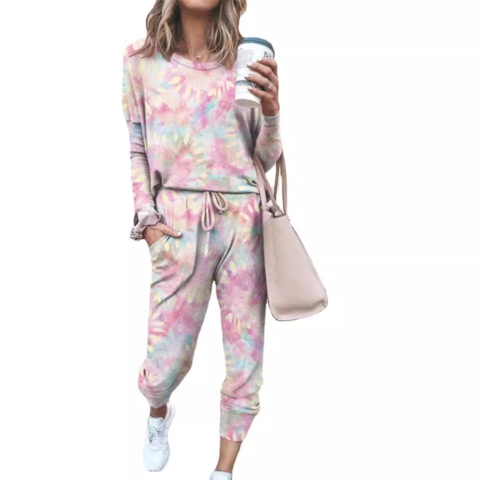 Two-Piece Casual Homewear Set - Vogue Aura