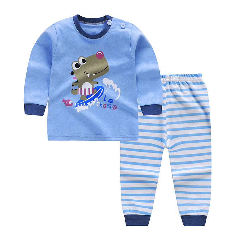 Autumn Adventures: Long Sleeve Outfit Set for Infants - Vogue Aura