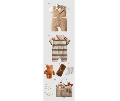 Summer Cotton Spring And Autumn Little Gentleman Gift Set - Vogue Aura