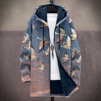 Men's Premium Loose Cotton Coat for Autumn and Winter - Vogue Aura