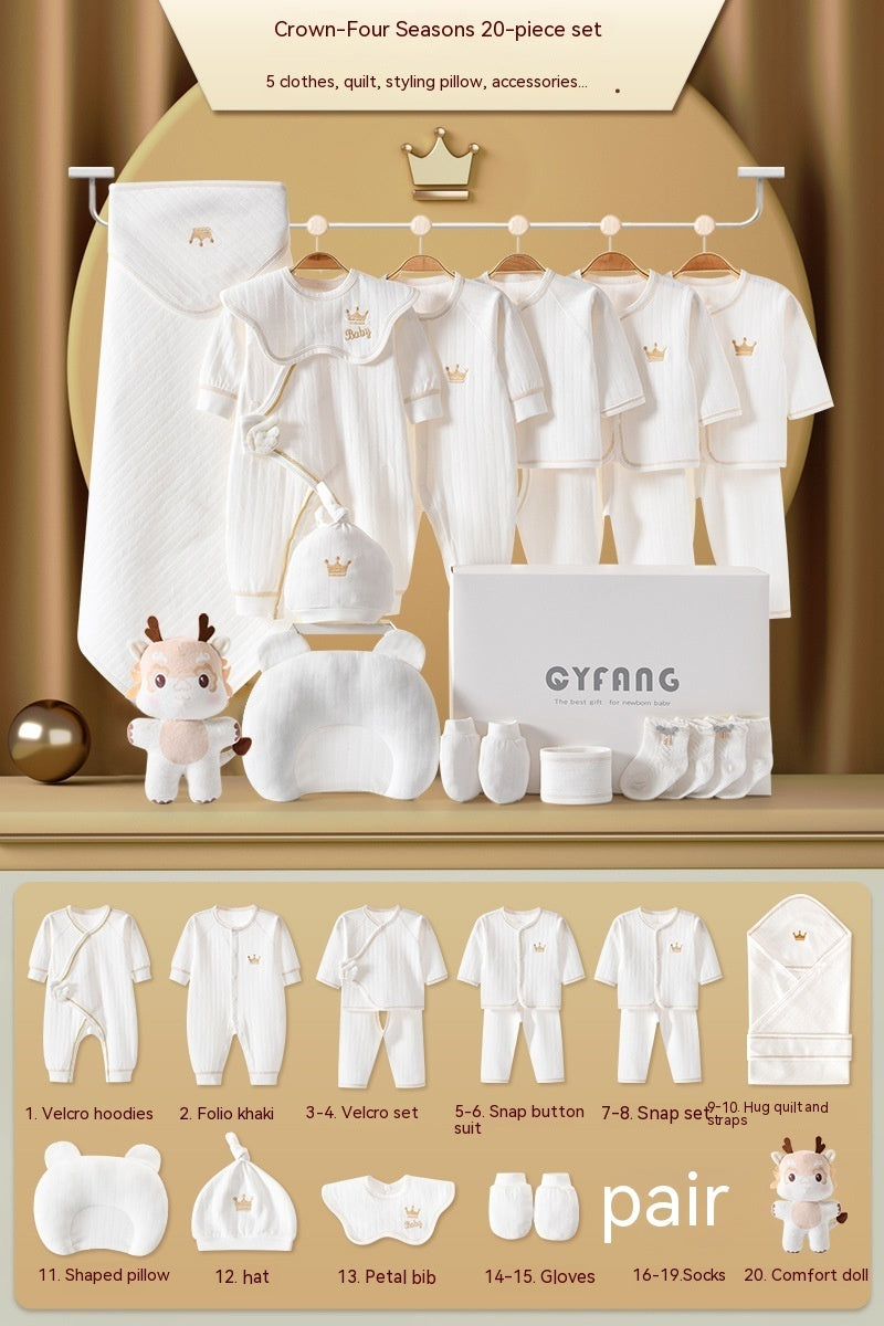 Elegant Newborn Gift Box: Baby Clothing Set - Vogue Aura