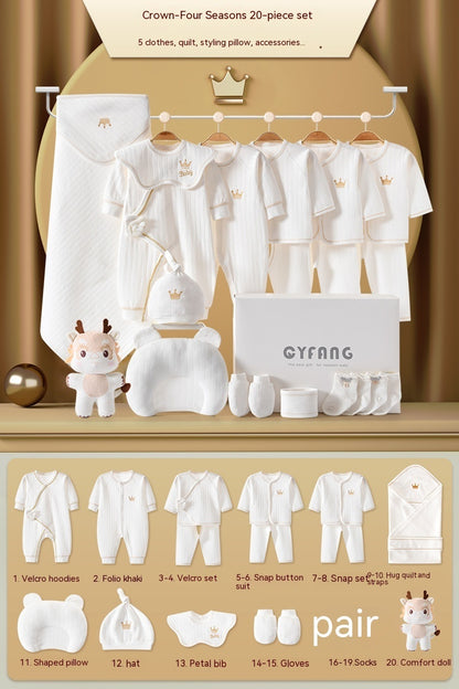 Elegant Newborn Gift Box: Baby Clothing Set - Vogue Aura