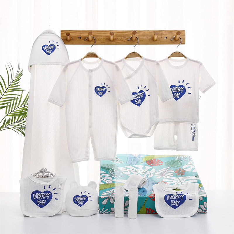 Summer Thin Newborn Clothes Baby Gift Set - Vogue Aura