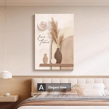 Abstract Character Line Art Mural for Elegant Spaces - Vogue Aura