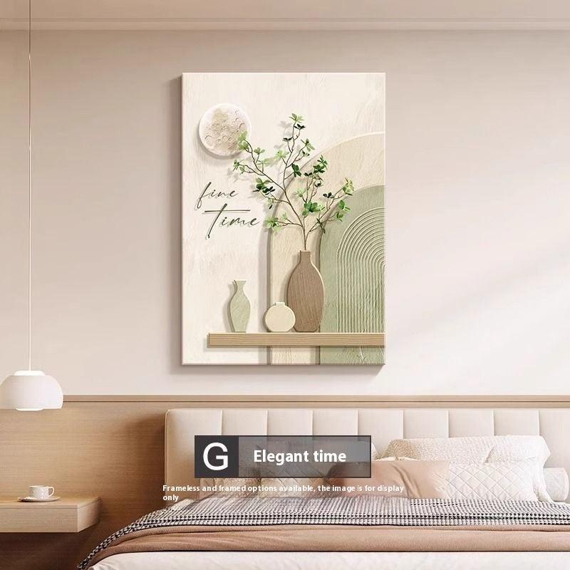 Abstract Character Line Art Mural for Elegant Spaces - Vogue Aura