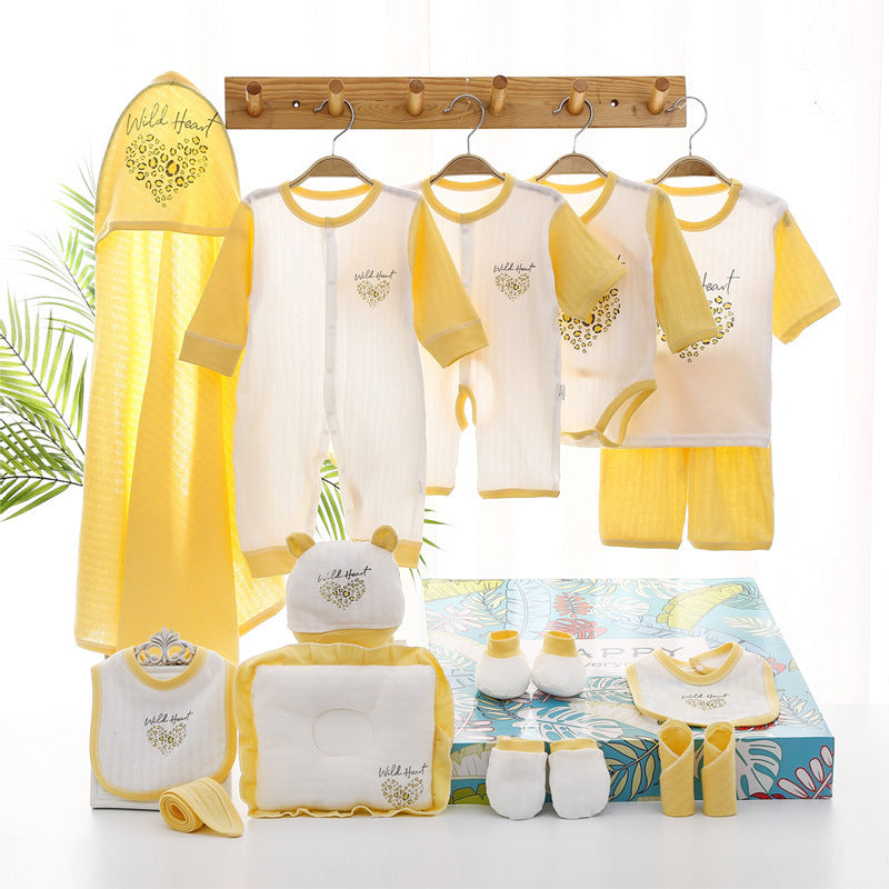 Summer Thin Newborn Clothes Baby Gift Set - Vogue Aura