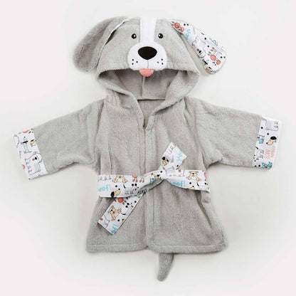 Adorable Animal-Themed Hooded Bathrobe for Kids - Vogue Aura