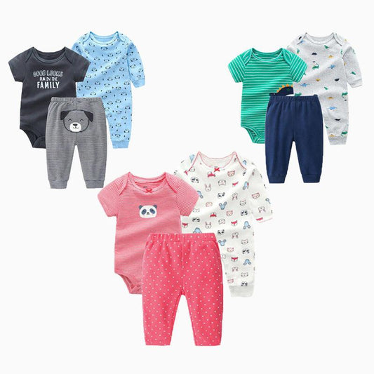 Adorable Animal-Themed Infant Outfit Set - Vogue Aura