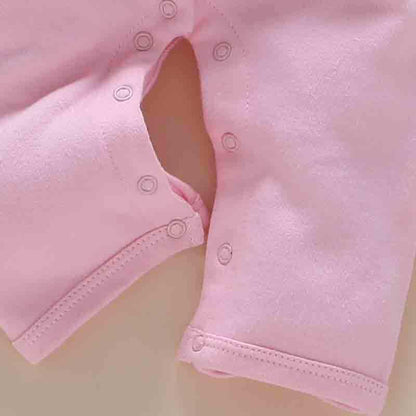 Adorable Cotton Baby Romper with Removable Cap - Perfect for Newborns to One Year - Vogue Aura