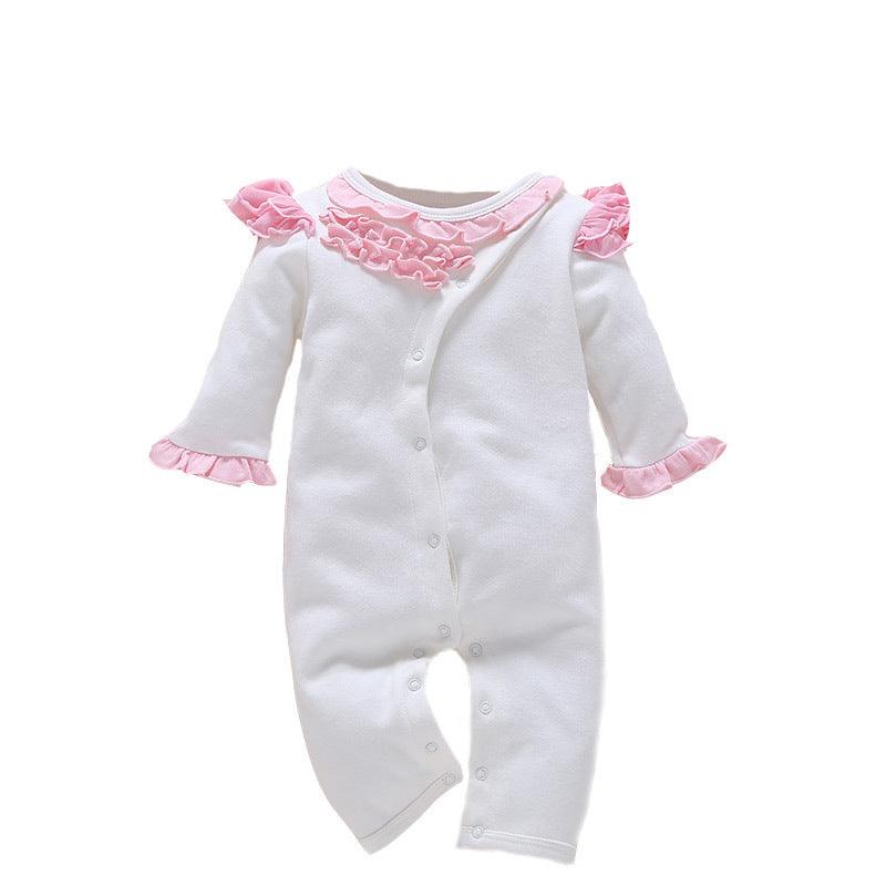 Adorable Cotton Baby Romper with Removable Cap - Perfect for Newborns to One Year - Vogue Aura