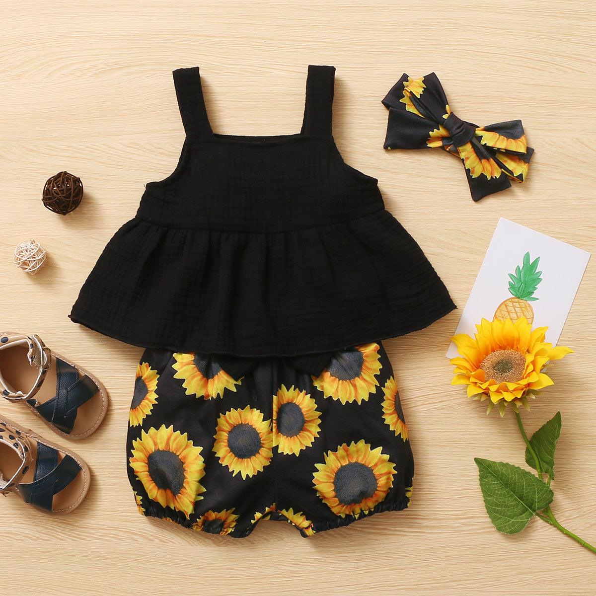 Adorable Summer Outfit Set for Newborn Baby Girls - Vogue Aura