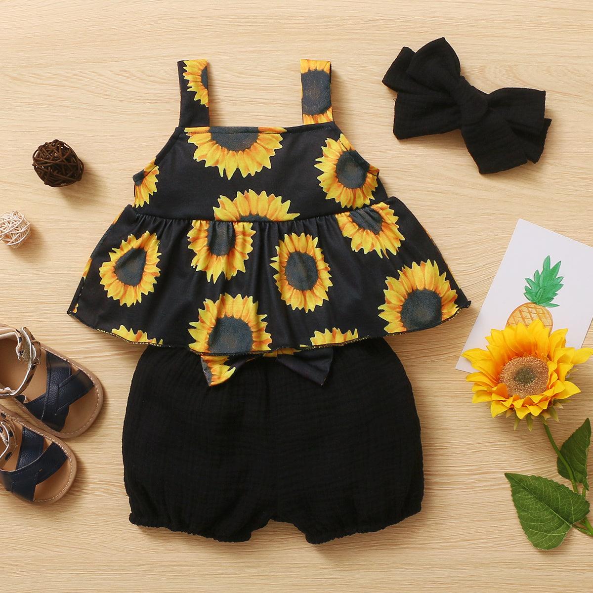 Adorable Summer Outfit Set for Newborn Baby Girls - Vogue Aura