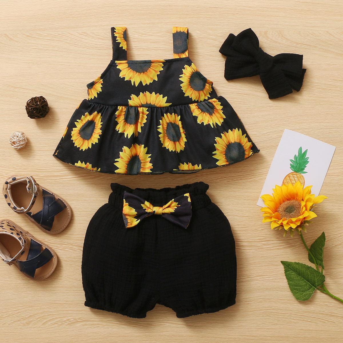 Adorable Summer Outfit Set for Newborn Baby Girls - Vogue Aura