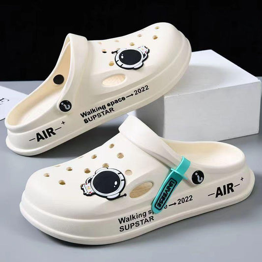 Astronaut-Themed Outdoor Clogs - Stylish Indoor & Garden Slippers - Vogue Aura