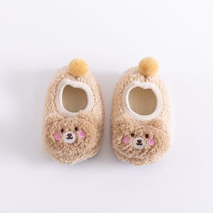 Autumn And Winter Thickened Baby Warm Floor Shoes And Socks - Vogue Aura