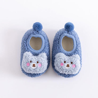 Autumn And Winter Thickened Baby Warm Floor Shoes And Socks - Vogue Aura