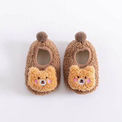 Autumn And Winter Thickened Baby Warm Floor Shoes And Socks - Vogue Aura