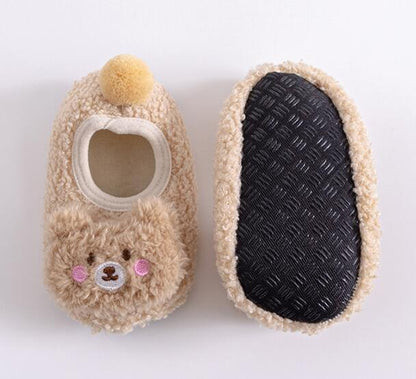 Autumn And Winter Thickened Baby Warm Floor Shoes And Socks - Vogue Aura