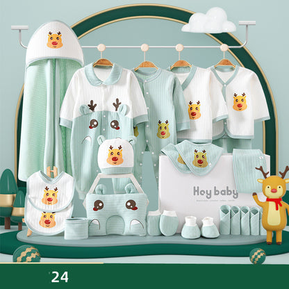 Elegant Pure Cotton Baby Clothes Gift Set