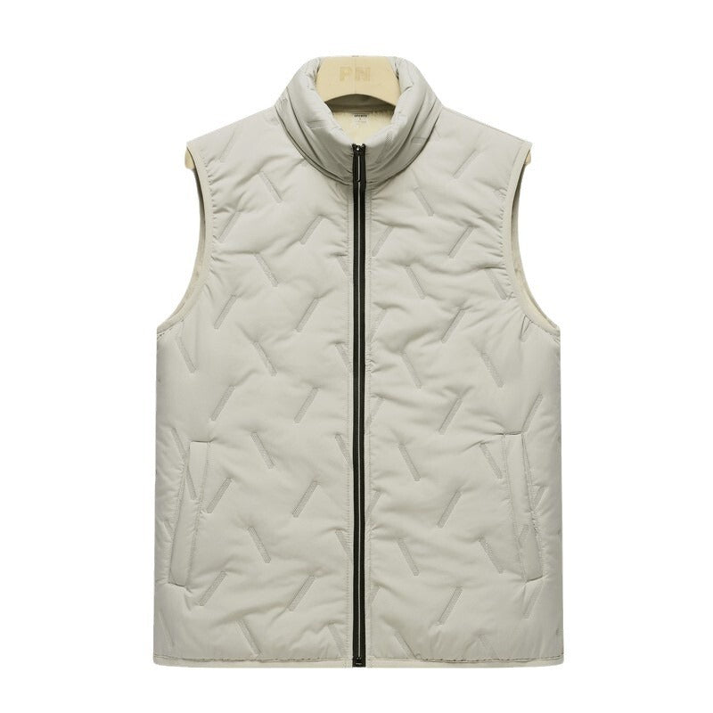 Men's Plus Luxury Velvet and Cotton Vest - Vogue Aura