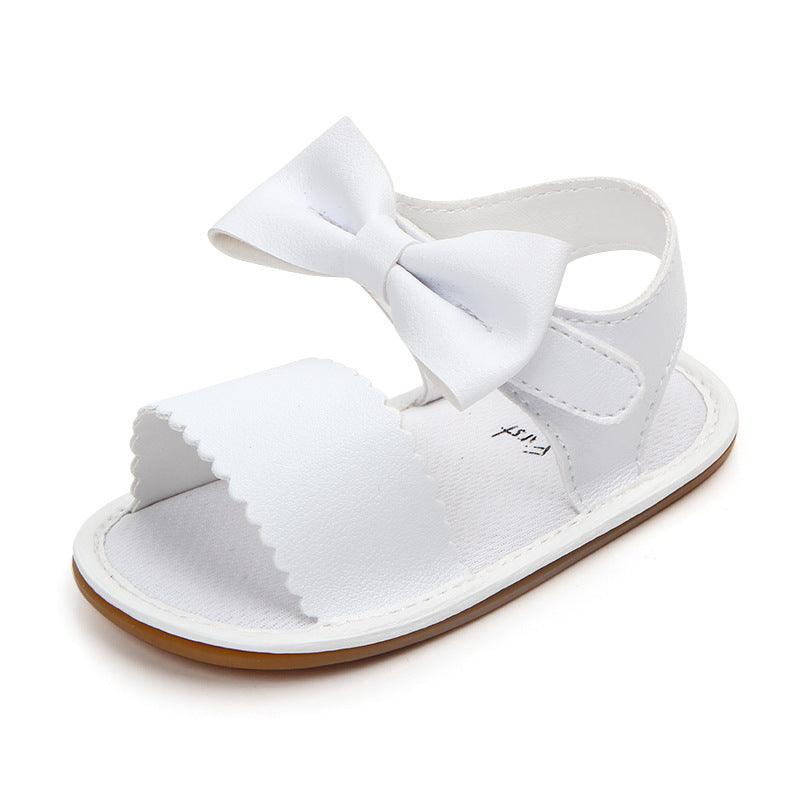 Baby Sandals Toddler Shoes Pu Leather Bow - Vogue Aura