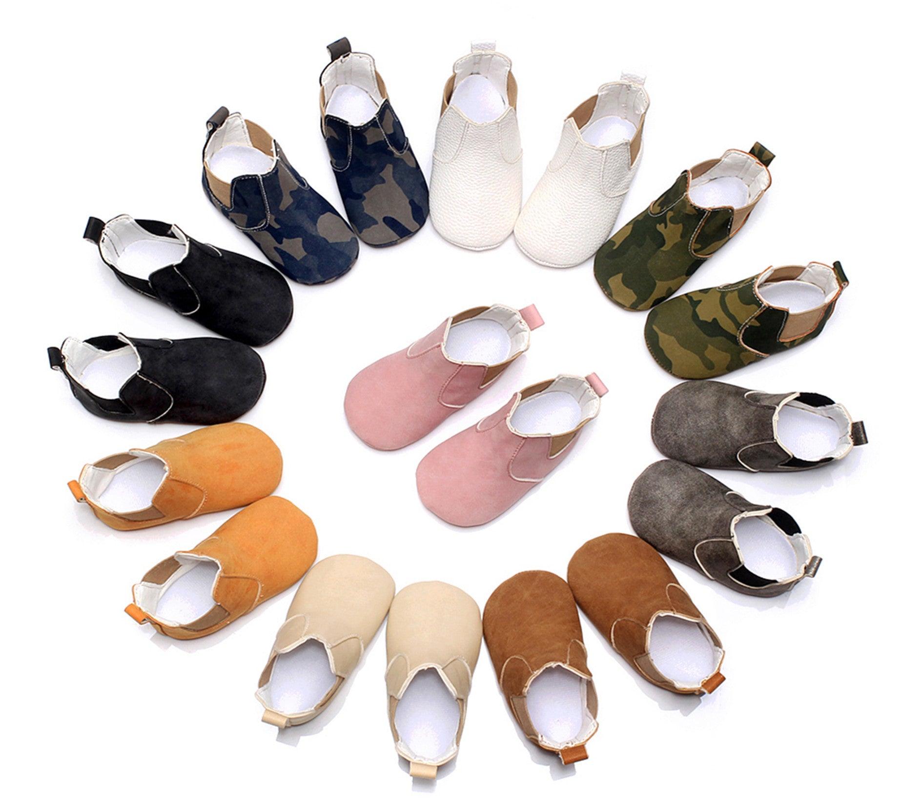 Baby Shoes Baby Xie Shoes Toddler Shoes Elastic PU Soft Shoes Children's Shoes - Vogue Aura