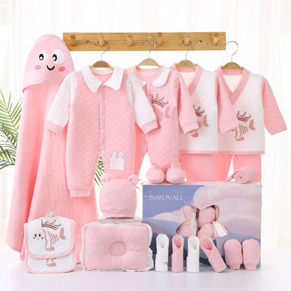 Newborn Cotton Products For Autumn And Winter Gift Set - Vogue Aura