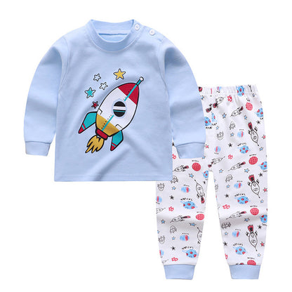 Cozy Cotton Long Sleeve Pajamas for Girls - Vogue Aura