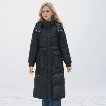 Chic Slim-fit Warm Winter Cotton-padded Jacket - Vogue Aura