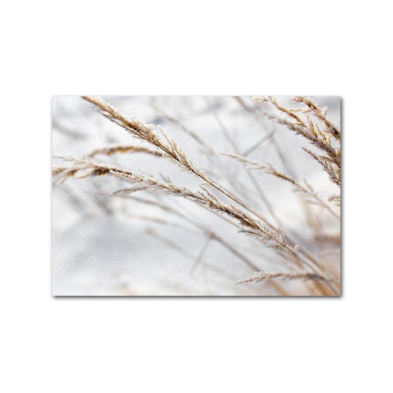 Bohemian Breeze: Grass Reed Canvas Art for Modern Spaces - Vogue Aura