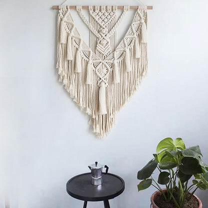 Bohemian Handcrafted Macrame Wall Tapestry - Elegant Woven Decor for Home and Weddings - Vogue Aura