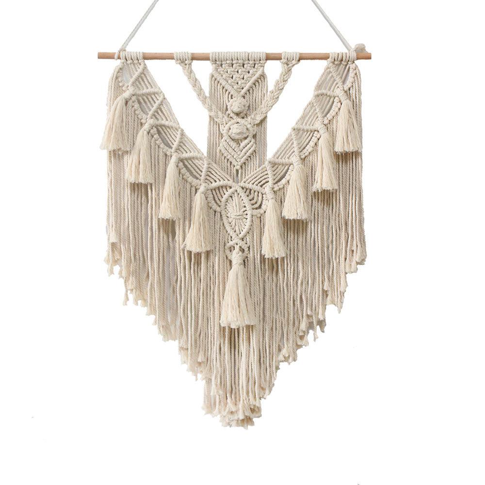 Bohemian Handcrafted Macrame Wall Tapestry - Elegant Woven Decor for Home and Weddings - Vogue Aura