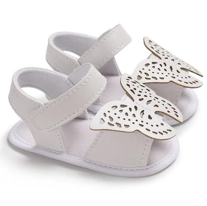 Butterfly baby sandals PU leather baby girls boys Nonslip soft soled Casual Sandals - Vogue Aura