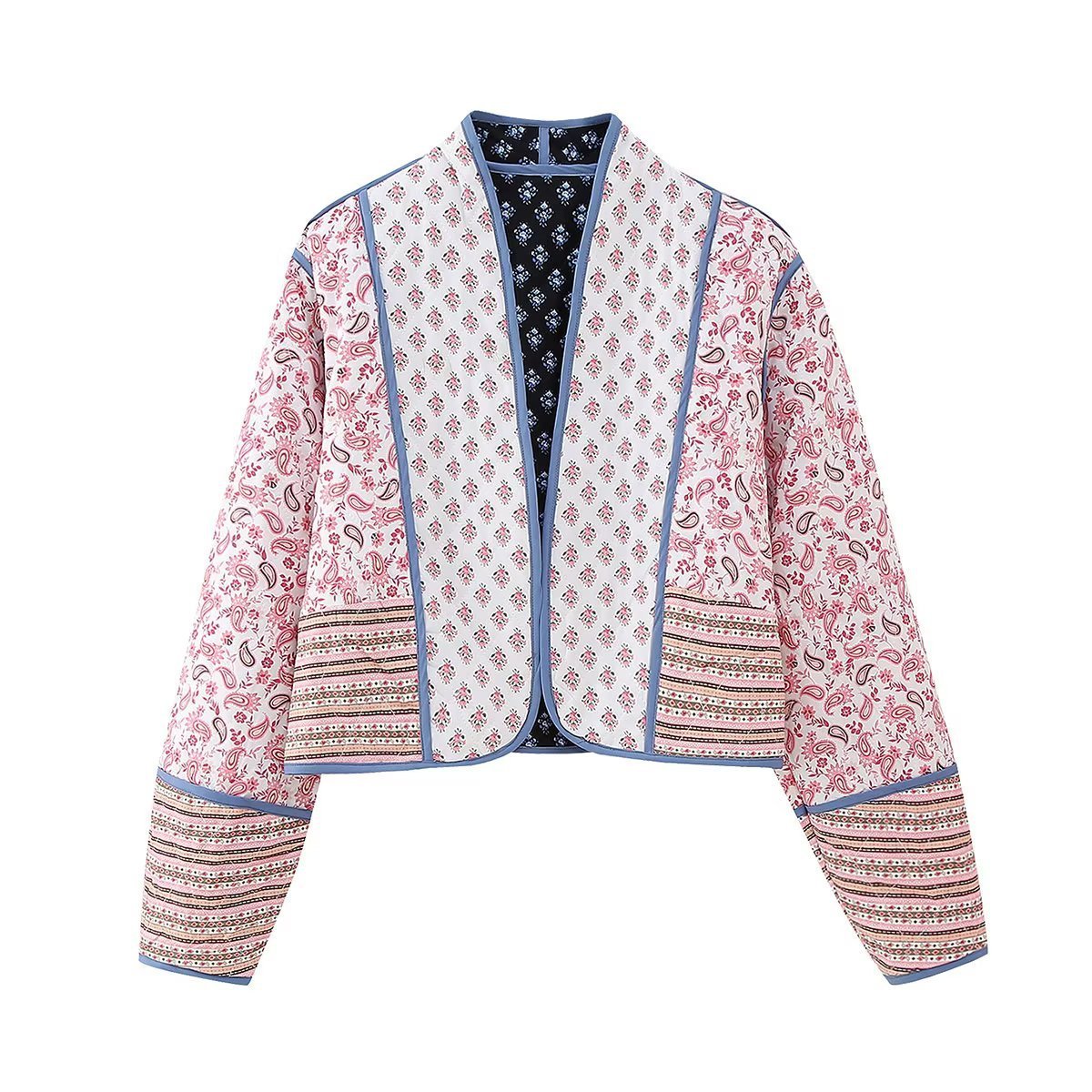 Traditional Middle Asian Double-Sided Quilted Jacket - Vogue Aura