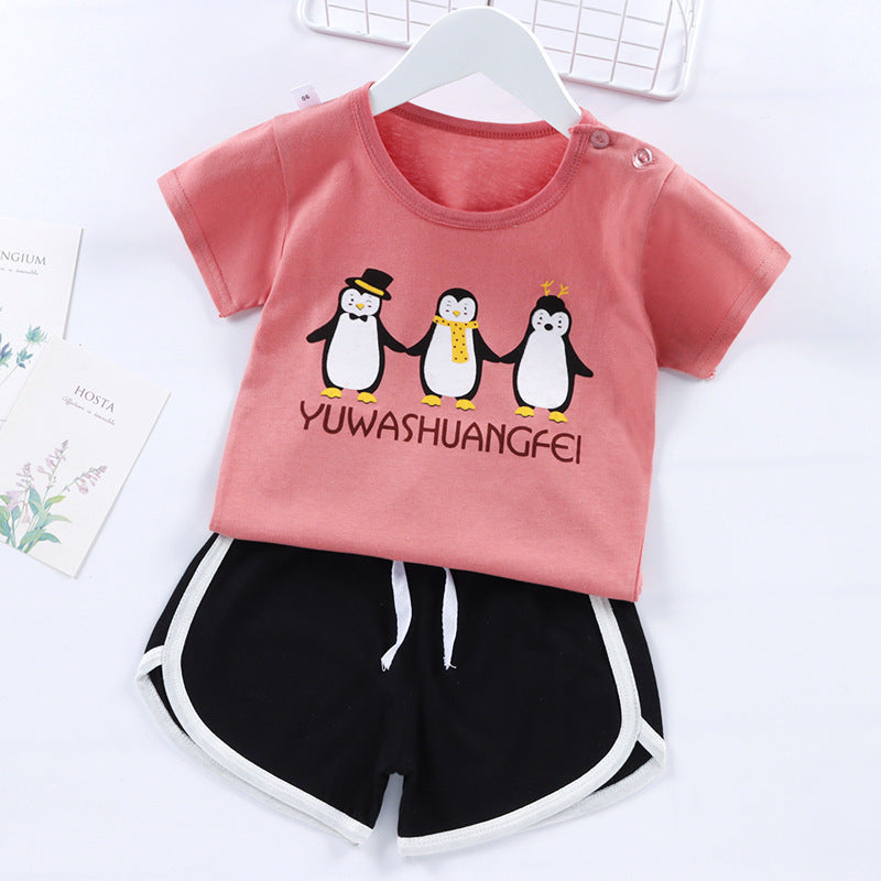 Summer Casual Kids Vest and Shorts Set - Vogue Aura