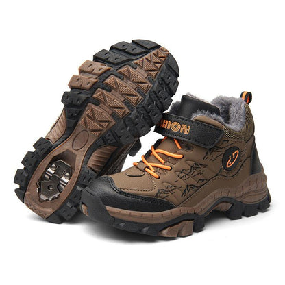 Children's Cotton Shoes Boys Two Cotton Large Cotton Hiking Shoes - Vogue Aura