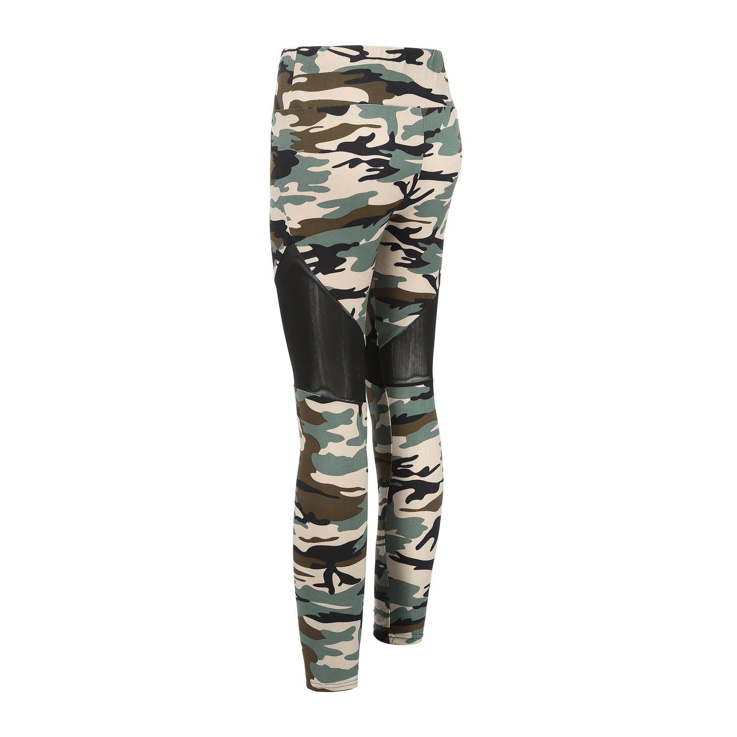 Camouflage Gauze Printed Performance Yoga Leggings - Vogue Aura