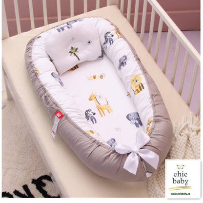 Baby Removable And Washable Bed Crib Portable Crib Travel Bed For Children Infant Kids Cotton Cradle - Vogue Aura