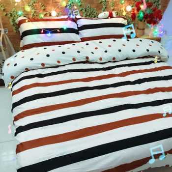 New Quilt Cover Simple Bed Sheet Cartoon Supplies Four-piece Set - Vogue Aura