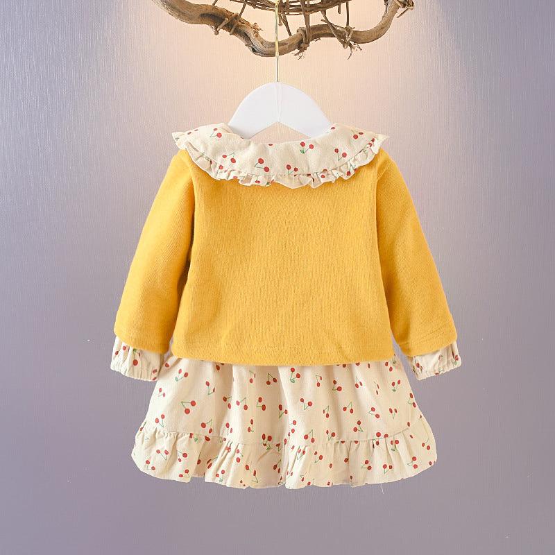 Charming Autumn Ensemble for Baby Girls - Vogue Aura