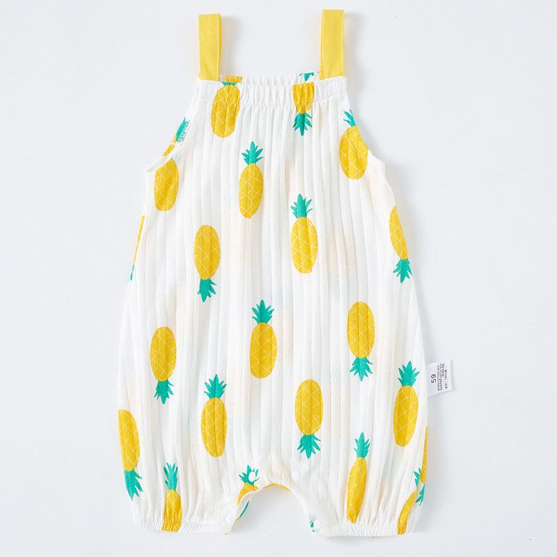 Charming Baby Cotton Sling One-Piece Summer Outfit - Vogue Aura