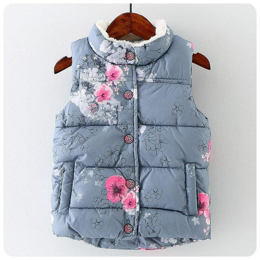 Charming Floral Cardigan Vests for Kids - Stylish and Cozy! - Vogue Aura