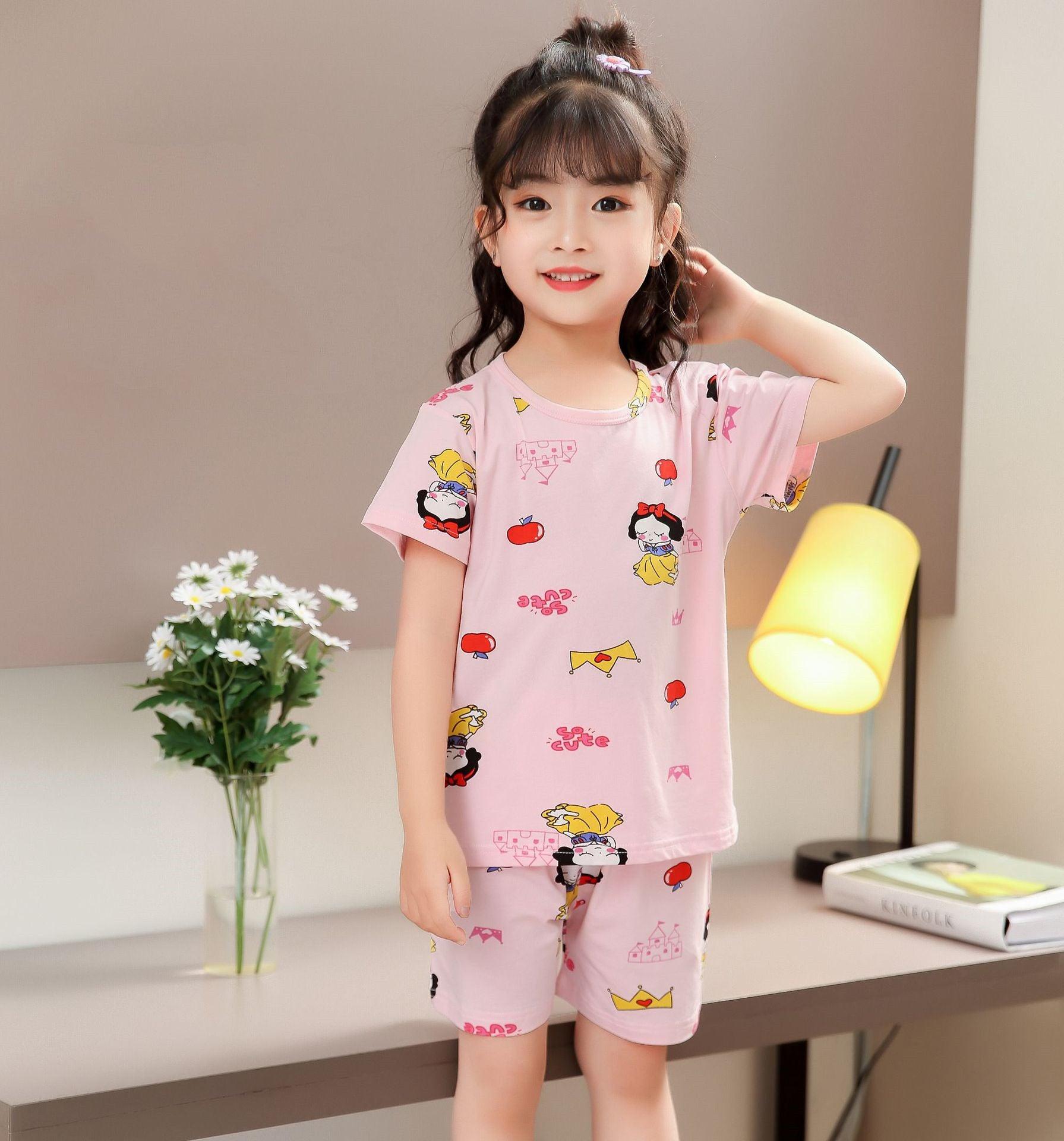 Charming Korean-Inspired Kids' Pajama Set for Cozy Home Relaxation - Vogue Aura